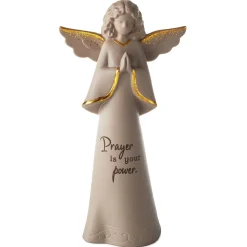 Joanne's Angels Prayer Is Your Power Angel Figurine, 8.7"