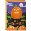 Joking Jack-o'-Lantern Funny Halloween Card With Sound and Lights