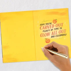Joking Jack-o'-Lantern Funny Halloween Card With Sound and Lights
