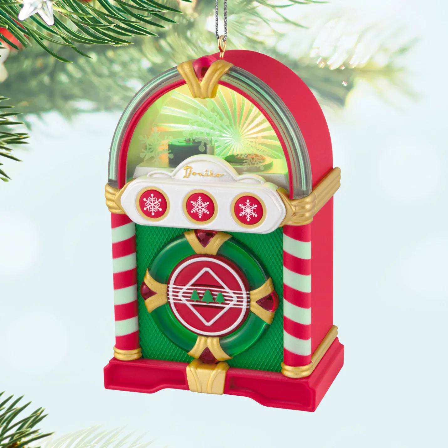 Jolly Jukebox Musical Ornament With Light