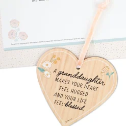Joy to Our Family Birthday Card for Granddaughter with Ornament