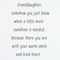 Joy to Our Family Birthday Card for Granddaughter with Ornament