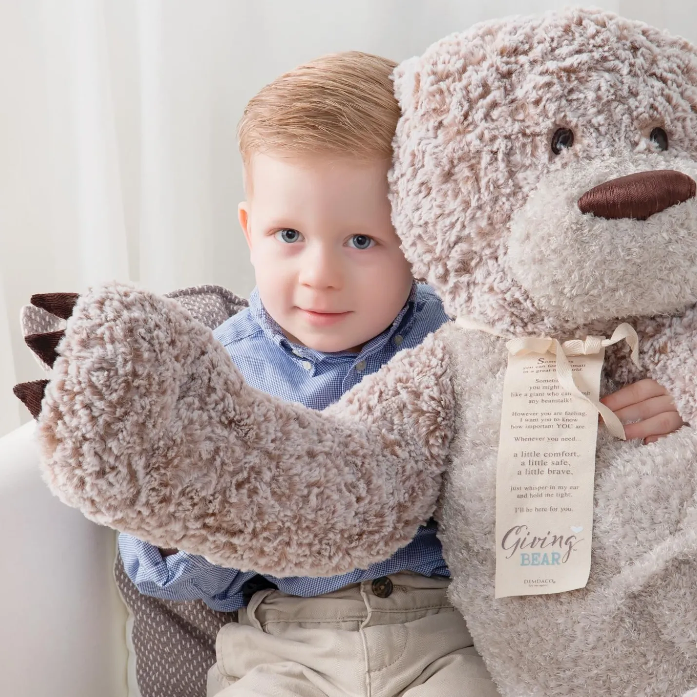 Jumbo Giving Bear Stuffed Animal, 36"