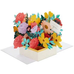 16.38" Jumbo Sending Happy Thoughts 3D Pop-Up Thinking of You Card