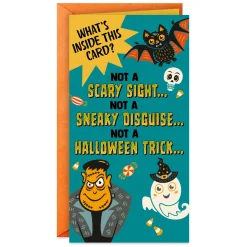 Just a Fun Surprise Money Holder Halloween Card