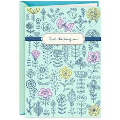 Just Checking In Religious Get Well Card