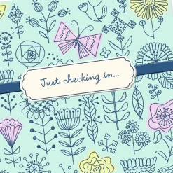 Just Checking In Religious Get Well Card