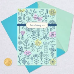 Just Checking In Religious Get Well Card
