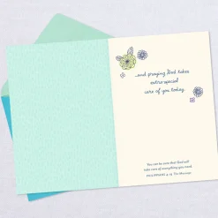 Just Checking In Religious Get Well Card
