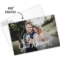 Just Married Wedding Announcement