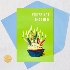 Just Need a Bigger Cupcake Funny Birthday Card