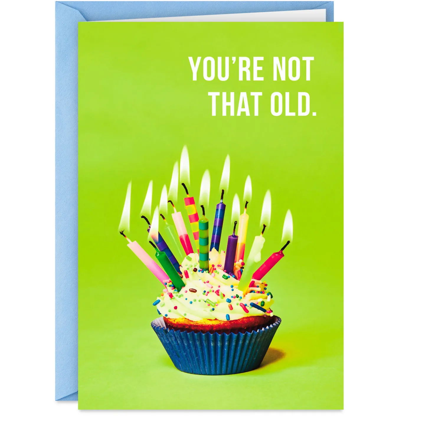 Just Need a Bigger Cupcake Funny Birthday Card
