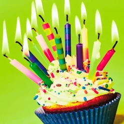 Just Need a Bigger Cupcake Funny Birthday Card