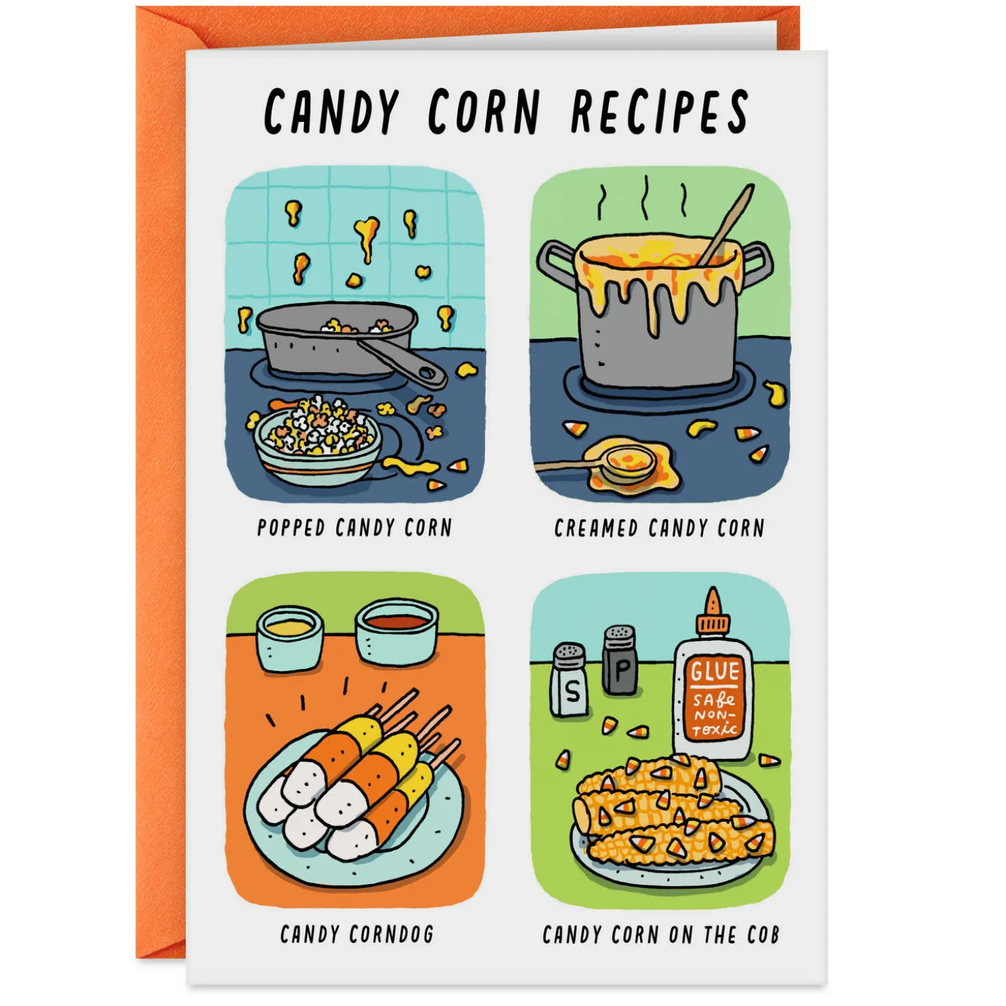 Just the Right Amount of Disgusting Funny Halloween Card