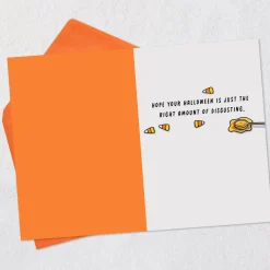 Just the Right Amount of Disgusting Funny Halloween Card