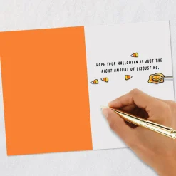 Just the Right Amount of Disgusting Funny Halloween Card
