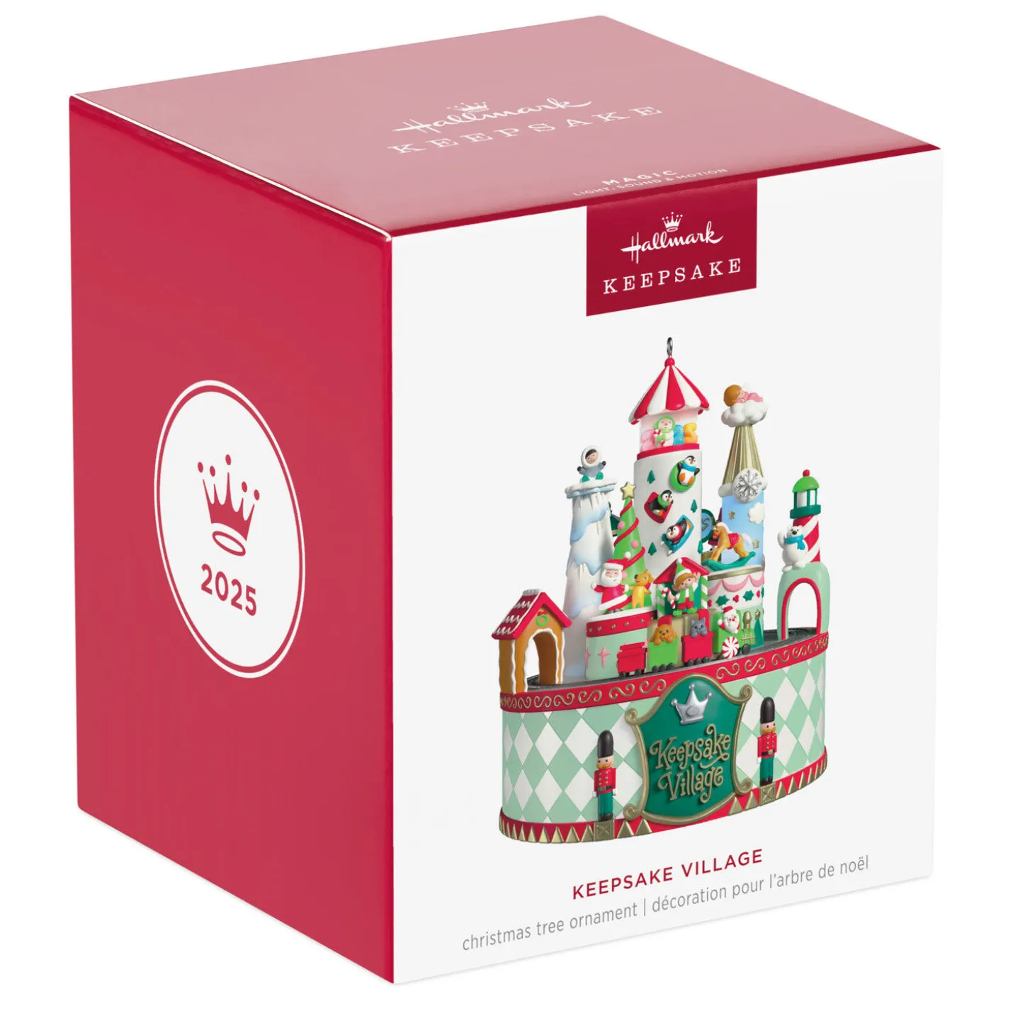 Keepsake Village Musical Ornament With Light and Motion