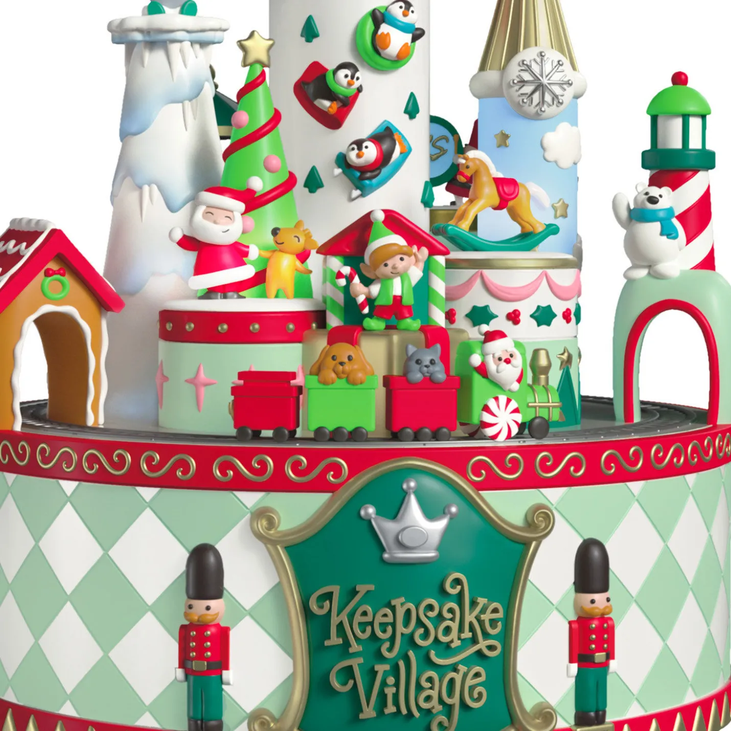 Keepsake Village Musical Ornament With Light and Motion