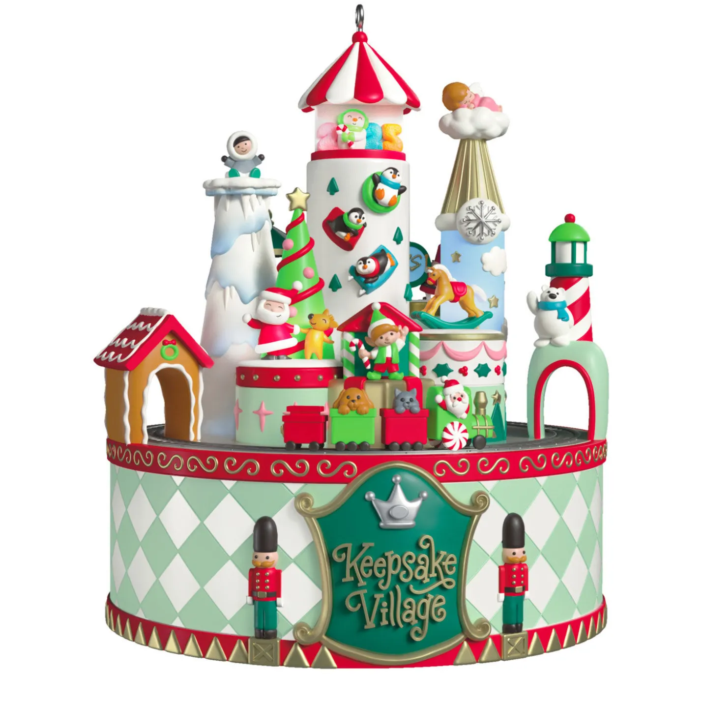 Keepsake Village Musical Ornament With Light and Motion