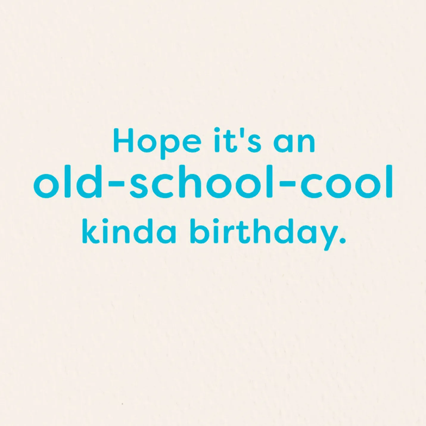 Kickin' It Old-School Cool Funny Birthday Card