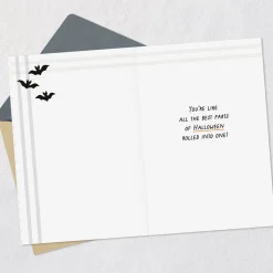 Killer Smile, Cool Hair Halloween Card for Grandson