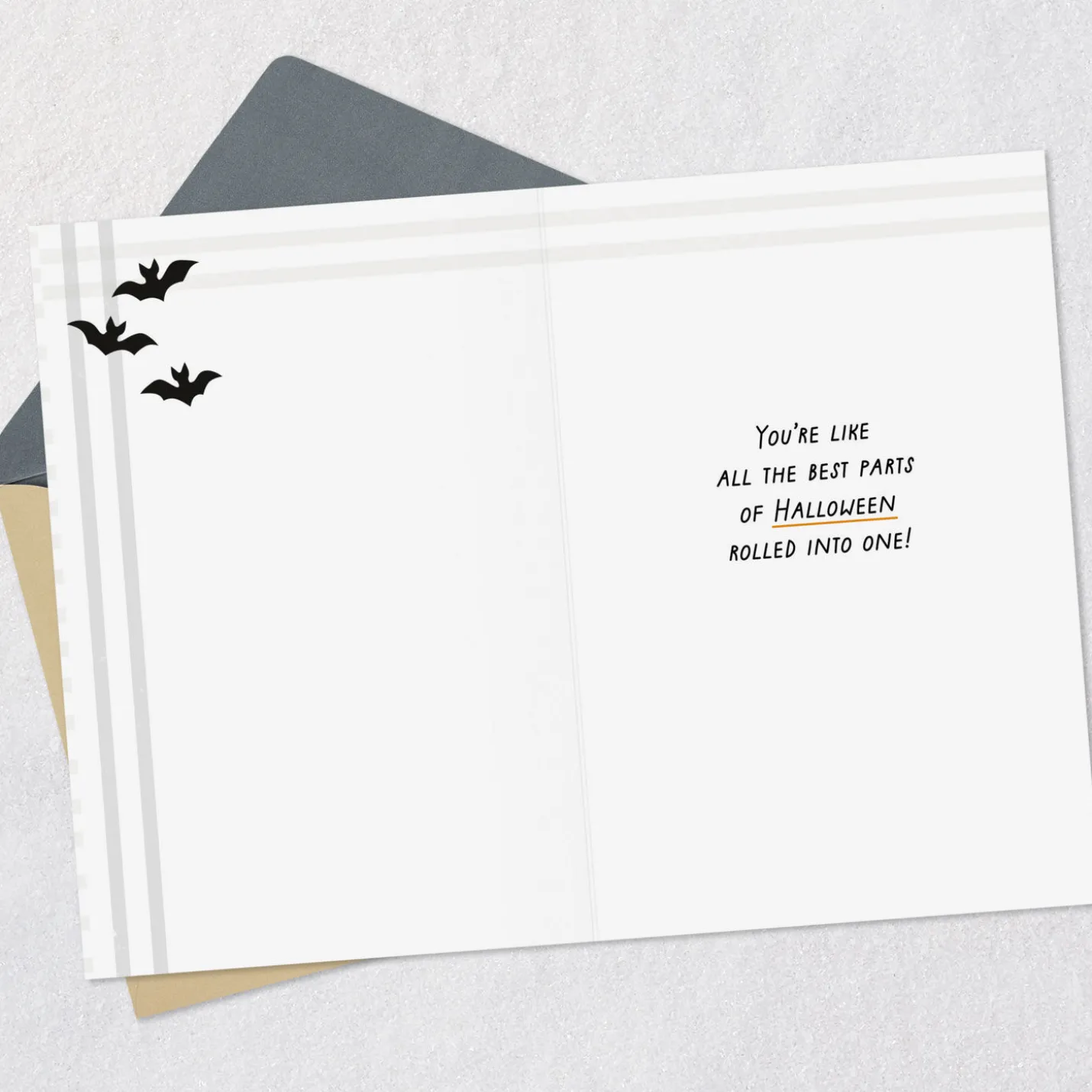 Killer Smile, Cool Hair Halloween Card for Grandson