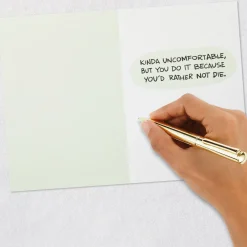 Kinda Uncomfortable Funny Birthday Card