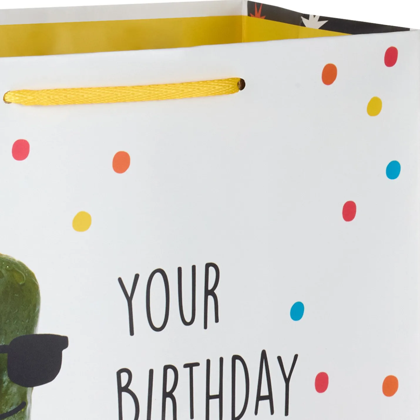 13" Kind of a Big Dill Large Birthday Gift Bag
