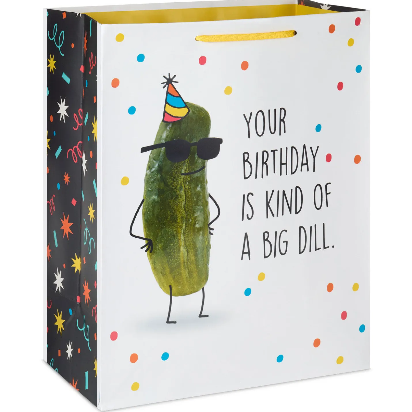 13" Kind of a Big Dill Large Birthday Gift Bag