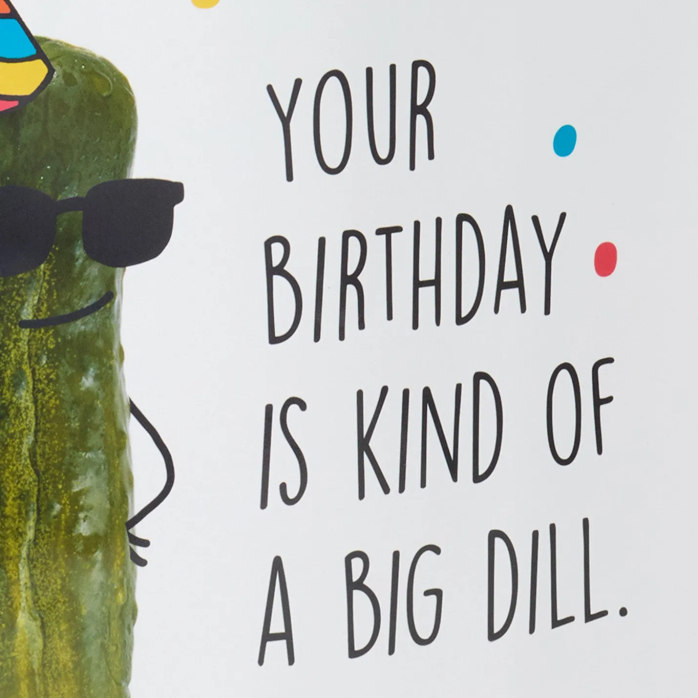 13" Kind of a Big Dill Large Birthday Gift Bag