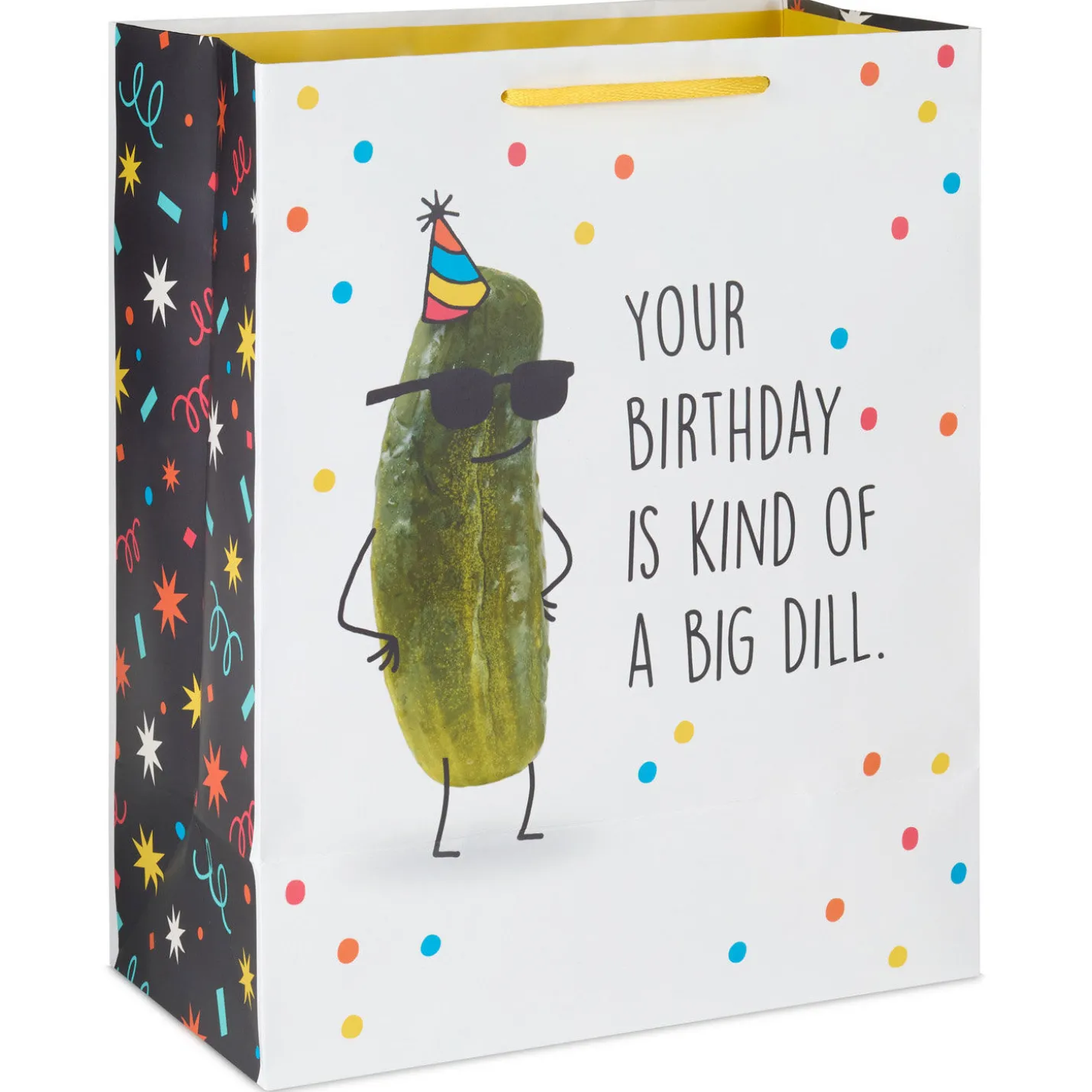 13" Kind of a Big Dill Large Birthday Gift Bag