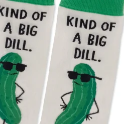 Kind of a Big Dill Novelty Crew Socks
