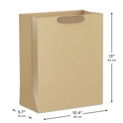 13" Kraft Paper Large Gift Bag