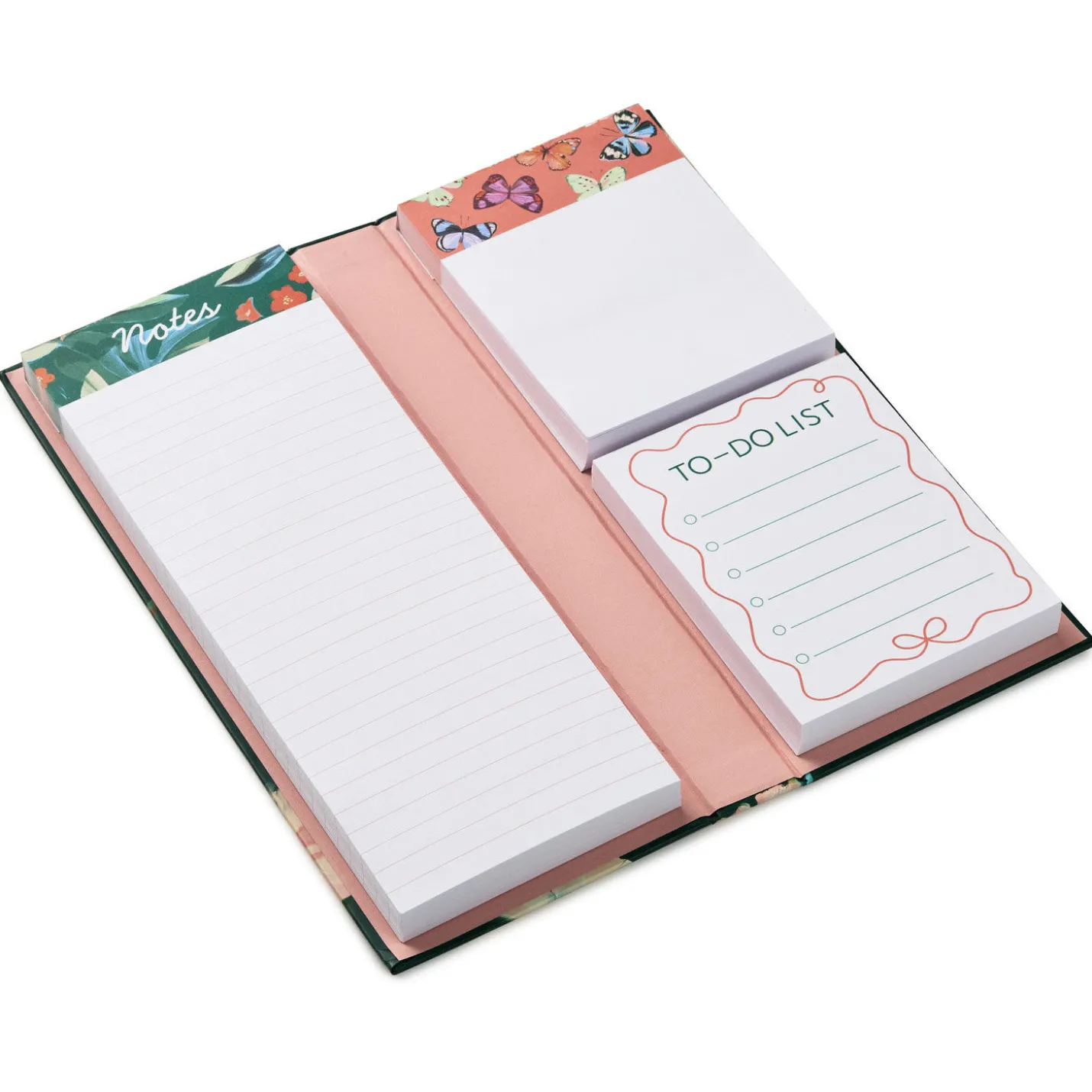 Lacey Chabert Collection Botanical Art Memo Pads in Folio, Set of 3