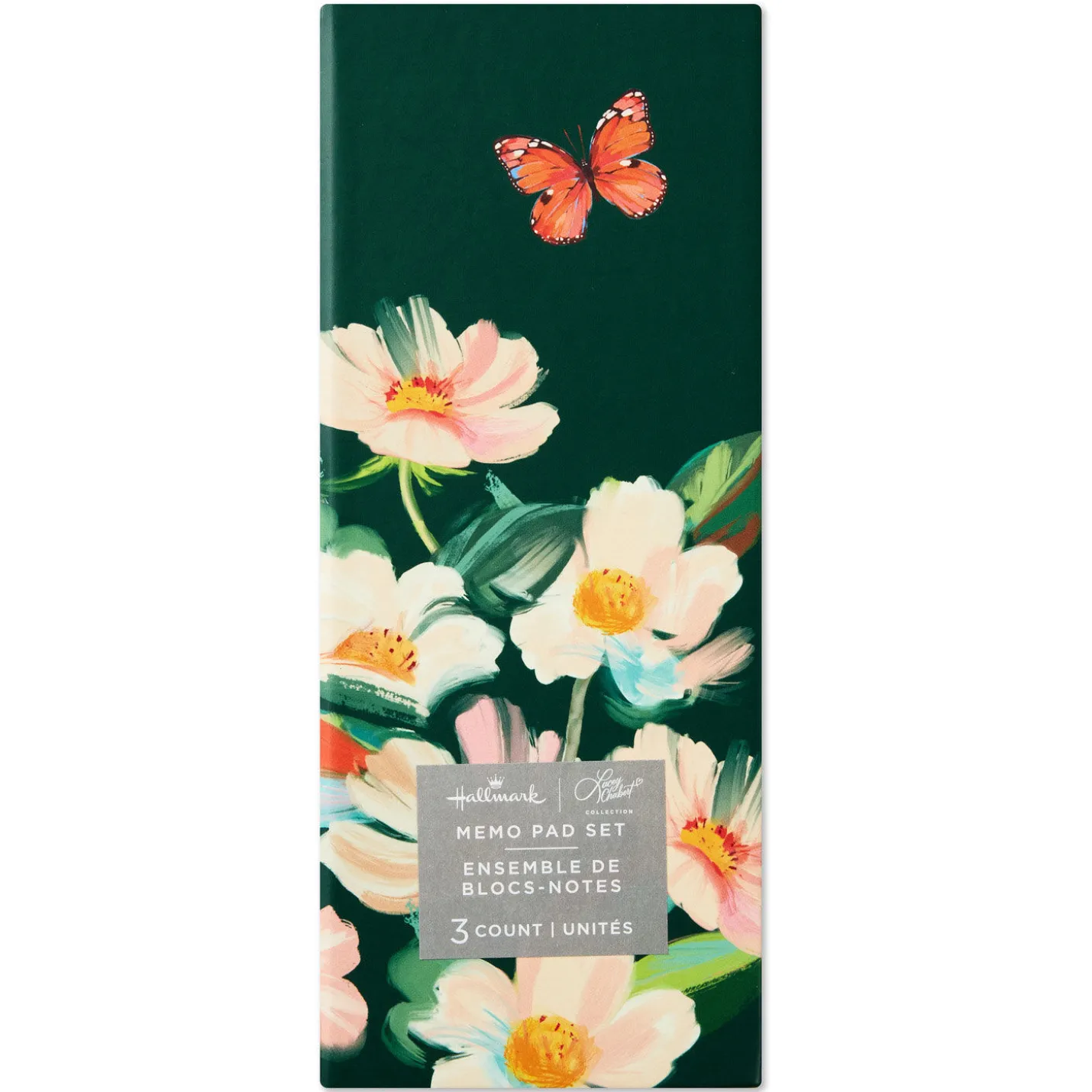 Lacey Chabert Collection Botanical Art Memo Pads in Folio, Set of 3