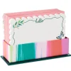 Lacey Chabert Collection Floral and Hello Bow Flat Note Cards in Caddy, Box of 40