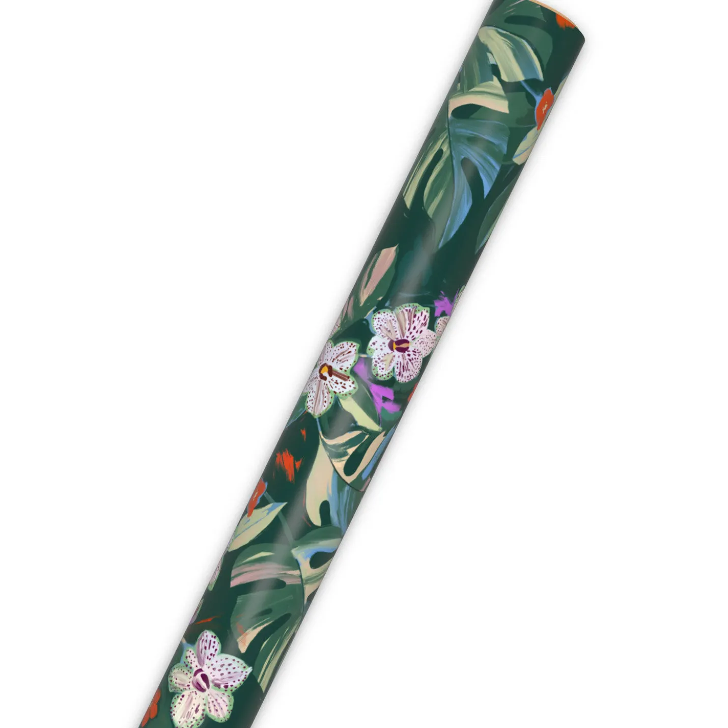 Lacey Chabert Collection Green Floral Wrapping Paper Roll, 20 sq. ft.