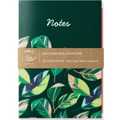 Lacey Chabert Collection Leaf Pattern and Butterfly Notebooks, Set of 2