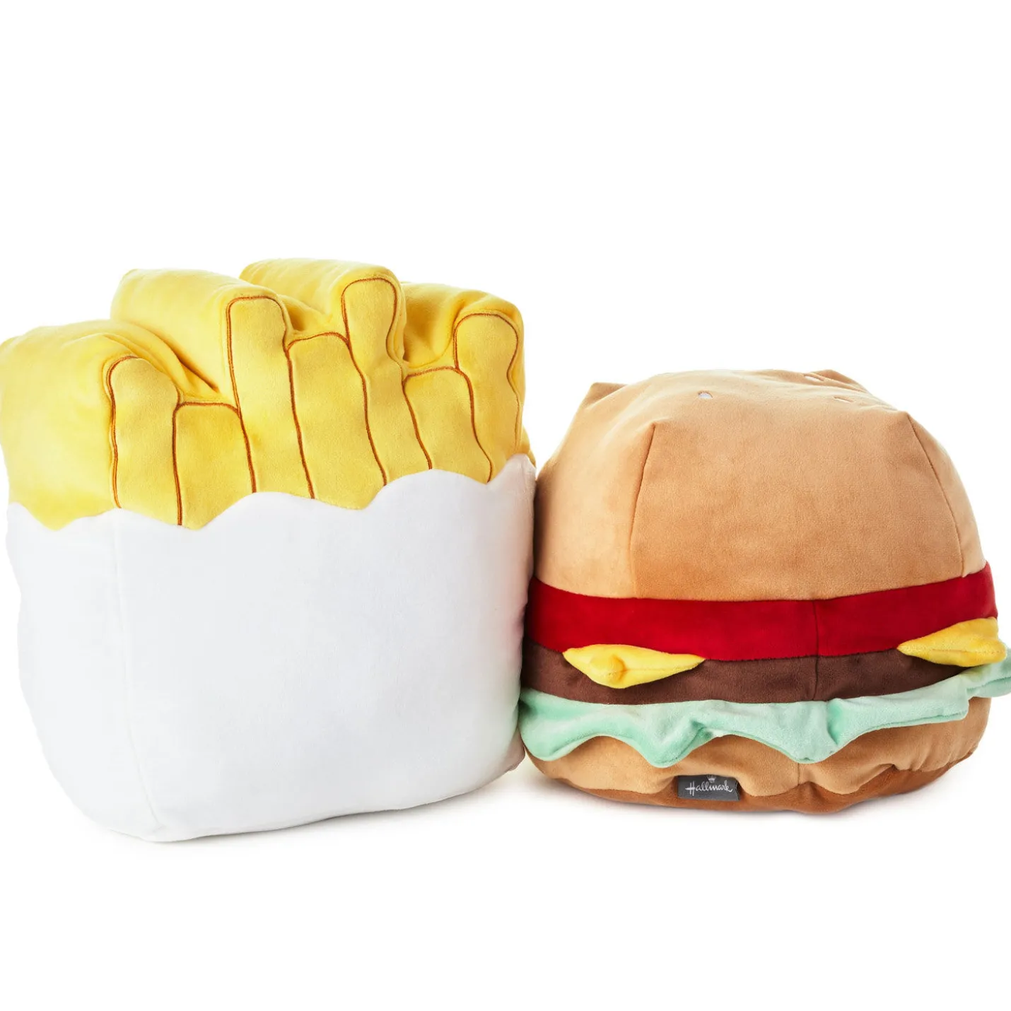 Large Better Together Burger and Fries Magnetic Plush, 10.25"