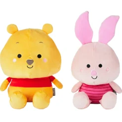 Large Better Together Disney Winnie the Pooh and Piglet Magnetic Plush Pair, 11"