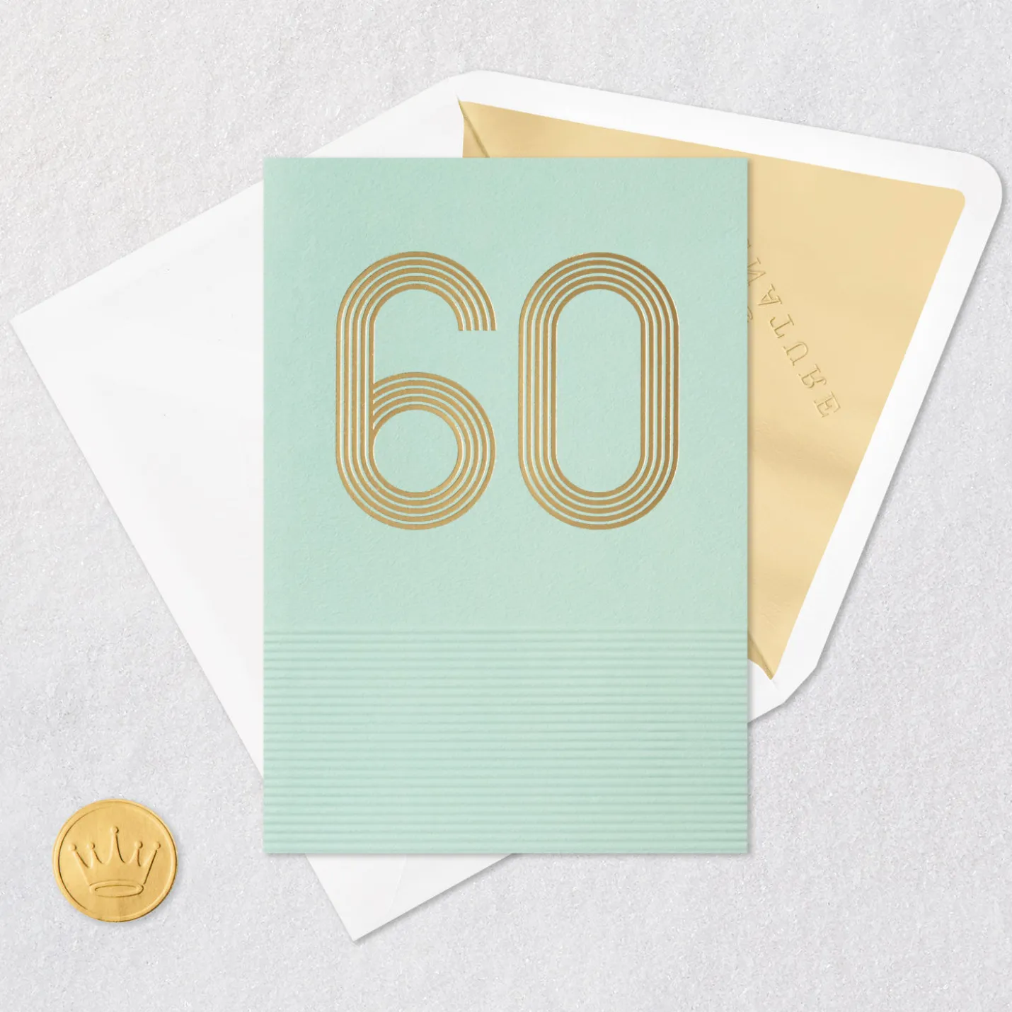 Laughing, Loving and Really Living 60th Birthday Card