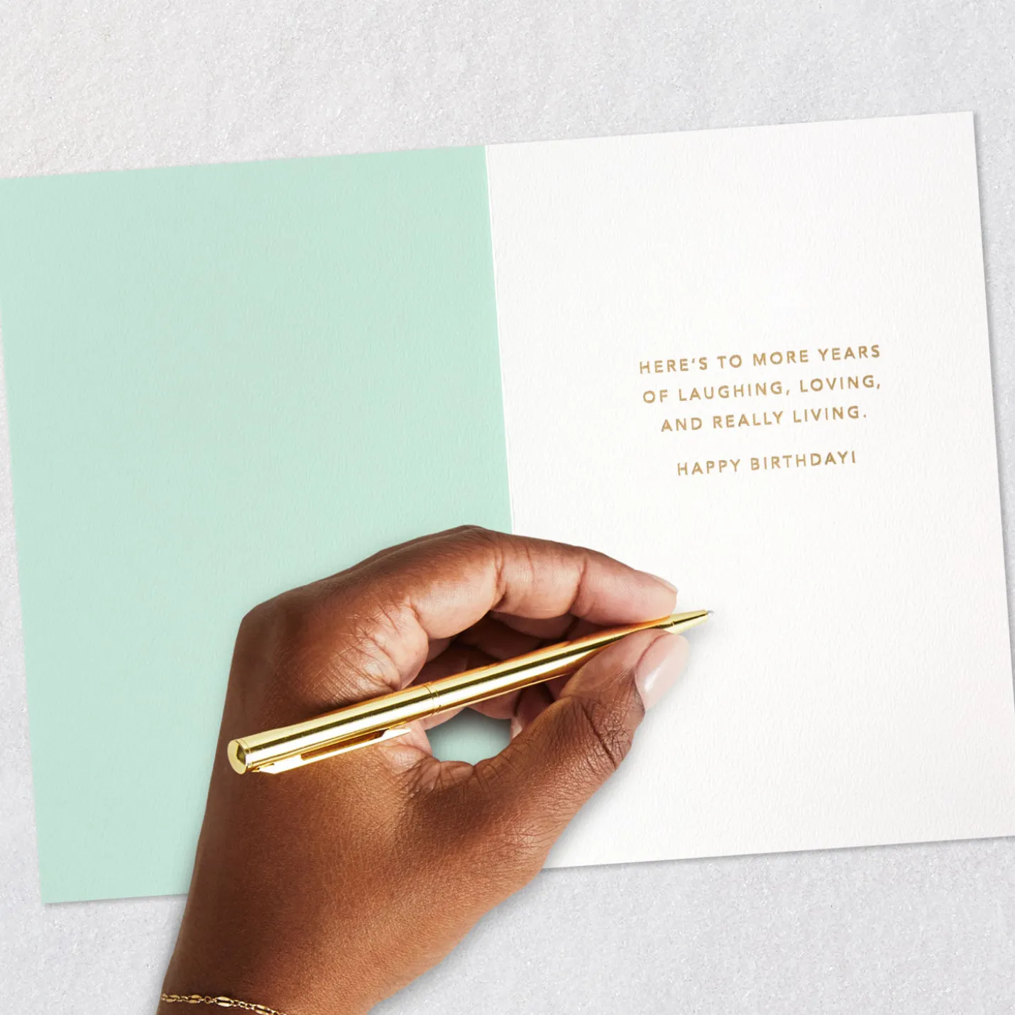 Laughing, Loving and Really Living 60th Birthday Card