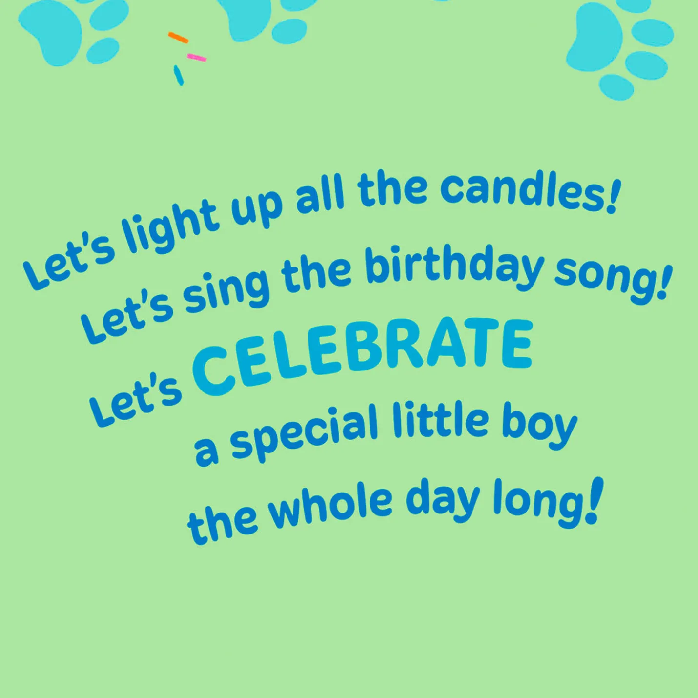 Let's Celebrate 1st Birthday Card for Boy