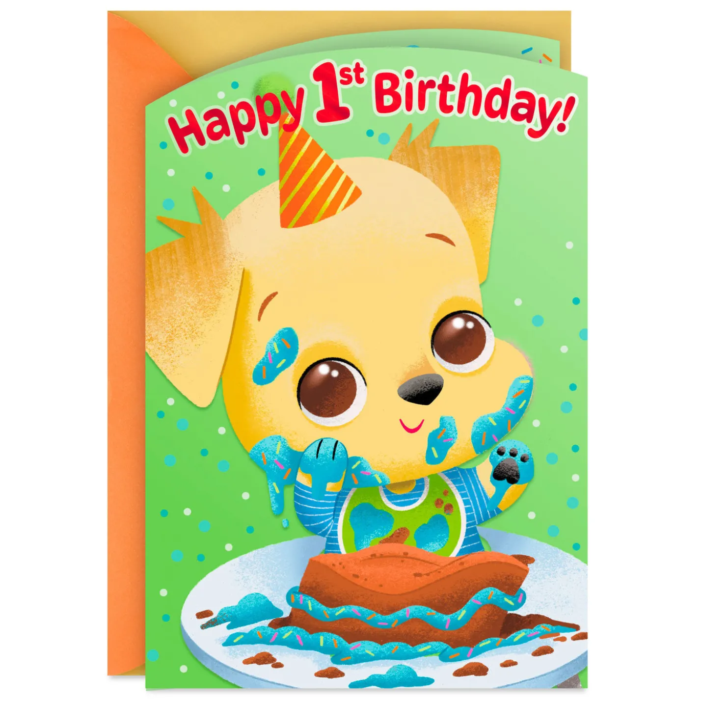 Let's Celebrate 1st Birthday Card for Boy