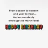 Let's Go Sports Graphics Lettering Birthday Card for Kids