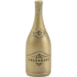 Let's Celebrate Champagne Bottle Metal Pocket Token