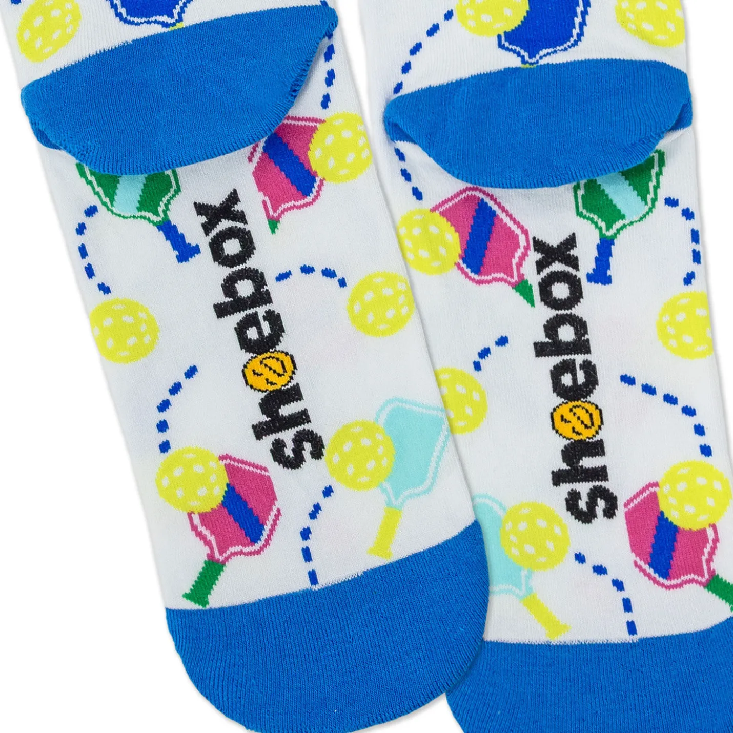 Let's Get Smashed Pickleball Novelty Crew Socks