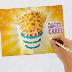 Let There Be Light Pop-Up Musical Birthday Card