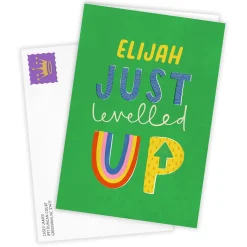 Levelled Up Custom Card