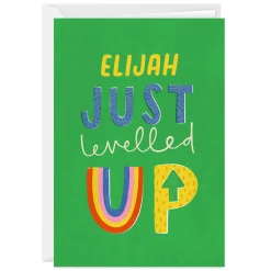 Levelled Up Custom Card